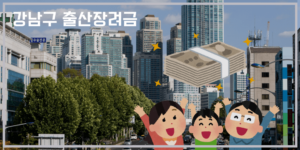 강남구 출산장려금 홍보 이미지